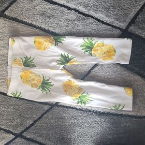 Pineapple leggings 12-18 mo.